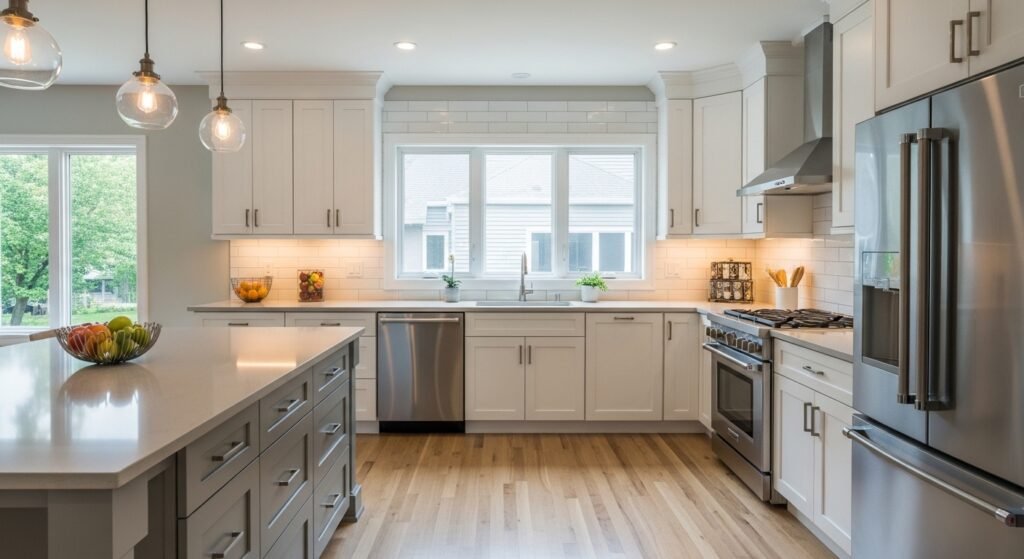 modern kitchen renovation with functional island and smart storage layout